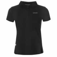 La Gear Блуза С Яка Pique Polo Shirt Ladies Black Дамски тениски с яка