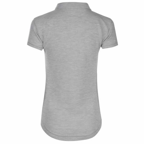 La Gear Блуза С Яка Pique Polo Shirt Ladies Grey Marl Дамски тениски с яка