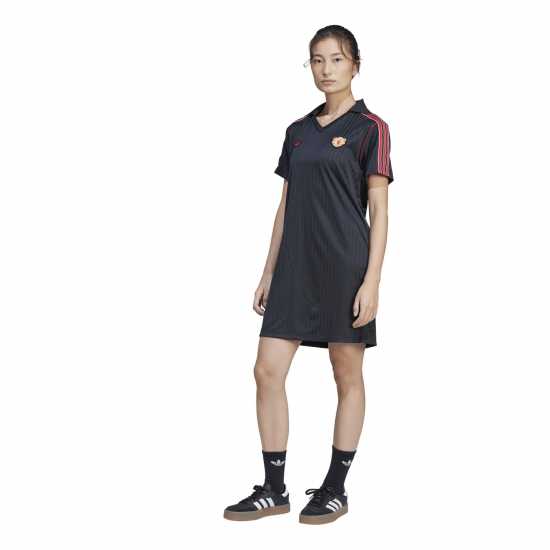 Adidas Рокля-Риза Women's Mufc Icon T-Shirt Dress  