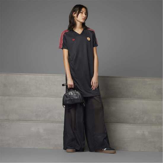 Adidas Рокля-Риза Women's Mufc Icon T-Shirt Dress  