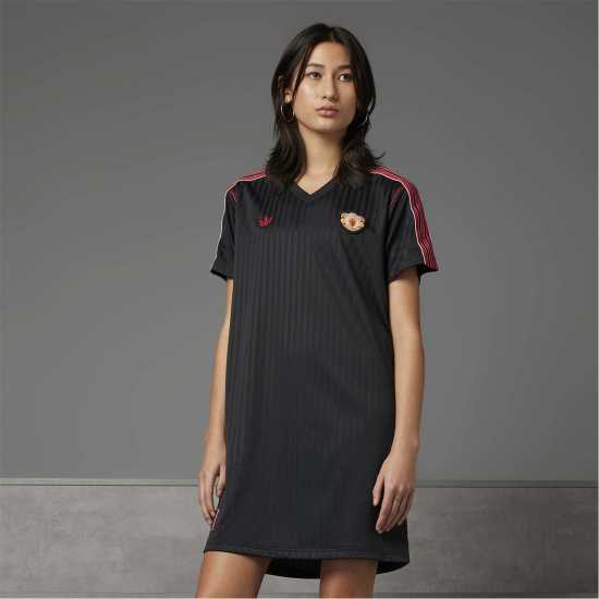 Adidas Рокля-Риза Women's Mufc Icon T-Shirt Dress  