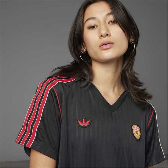 Adidas Рокля-Риза Women's Mufc Icon T-Shirt Dress  