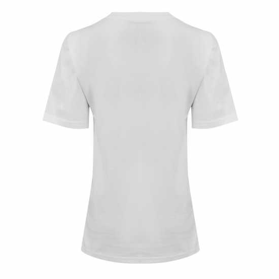 Umbro Boyfriend T-Shirt Womens Бяло / Бяло Дамски тениски и фланелки