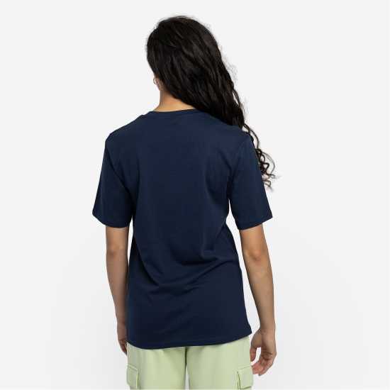 Umbro Boyfriend T-Shirt Womens Индиго/Морско зеле Дамски тениски и фланелки
