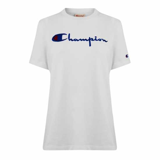 Champion Crew T-Shrt Ld99 White Дамски тениски и фланелки