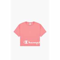 Champion Crew T-Shrt Ld99 Розово Дамски тениски и фланелки