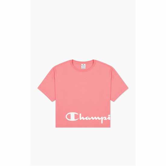 Champion Crew T-Shrt Ld99 Pink Дамски тениски и фланелки