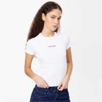 Longline Baby T-Shirt White Дамски тениски и фланелки
