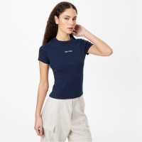 Longline Baby T-Shirt Navy Дамски тениски и фланелки