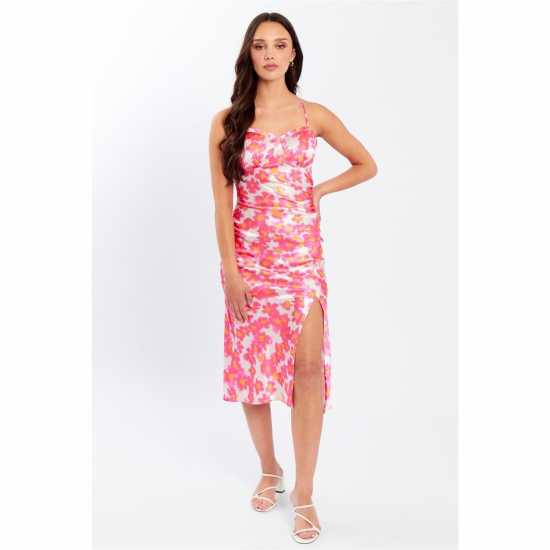 Дамски поли и рокли Influence Slip Midi Drs Ld99 Influence Slip Midi Drs Ld99 Дамски поли и рокли