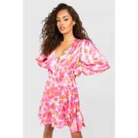 Influence Satin Mini Dres Ld99  Дамски поли и рокли