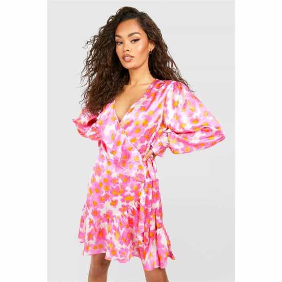 Дамски поли и рокли Influence Satin Mini Dres Ld99 Influence Satin Mini Dres Ld99 Дамски поли и рокли