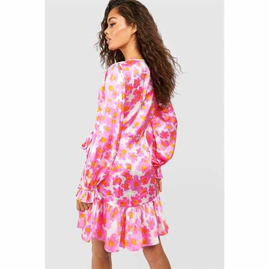 Дамски поли и рокли Influence Satin Mini Dres Ld99 Influence Satin Mini Dres Ld99 Дамски поли и рокли