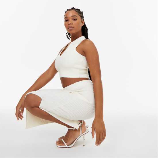 Дамски пуловери и жилетки Jack Wills Knitted Polo Crop Top Винтажно бяло Jack Wills Knitted Polo Crop Top Винтажно бяло Дамски пуловери и жилетки