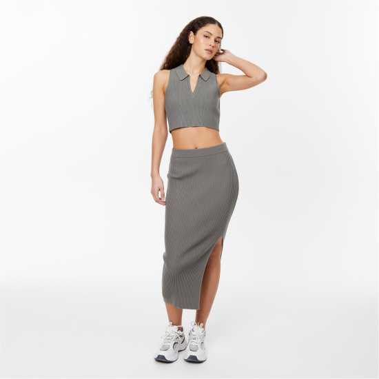 Дамски пуловери и жилетки Jack Wills Knitted Polo Crop Top Затихнал каки Jack Wills Knitted Polo Crop Top Затихнал каки Дамски пуловери и жилетки