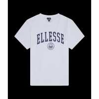 Ellesse Neri T-Shirt Ld43 White Дамски тениски и фланелки