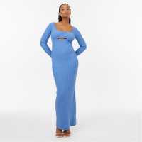 Jack Wills Cut Out Midaxi Dress Морски Дамски пуловери и жилетки