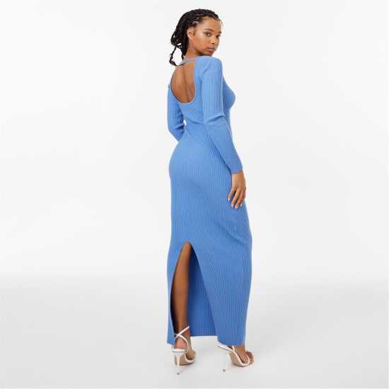 Jack Wills Cut Out Midaxi Dress Морски Дамски пуловери и жилетки