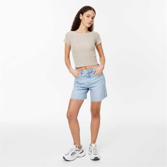 Jack Wills Crochet Open Back Tee  Дамски пуловери и жилетки