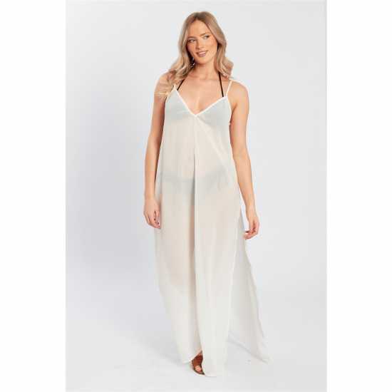 Influence Mxi Cami Drs Ld99 White Дамски поли и рокли