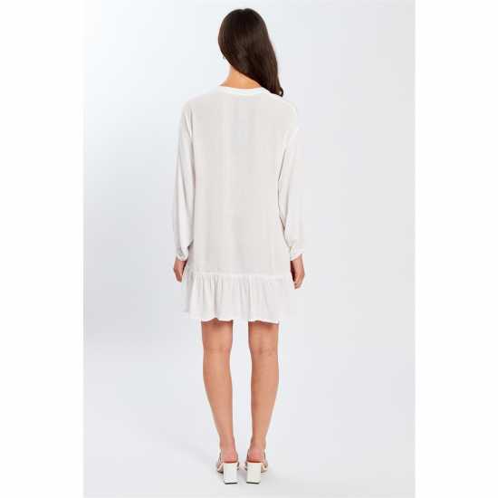 Дамски поли и рокли Influence Mini Smock Dres Ld99 White Influence Mini Smock Dres Ld99 White Дамски поли и рокли