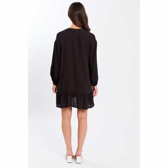 Influence Mini Smock Dres Ld99 Black Дамски поли и рокли
