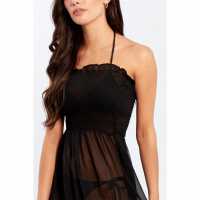 Influence Strpls Maxi Drs Ld99 Black Дамски поли и рокли