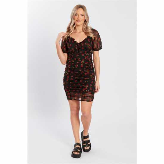 Дамски поли и рокли Influence Puff Sleeve Drs Ld99 Influence Puff Sleeve Drs Ld99 Дамски поли и рокли