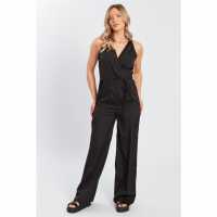 Influence Jumpsuit Черно Influence Jumpsuit Черно