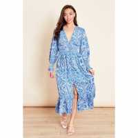 Violet Romance Shirrd Maxi Drs Ld99  Дамски поли и рокли