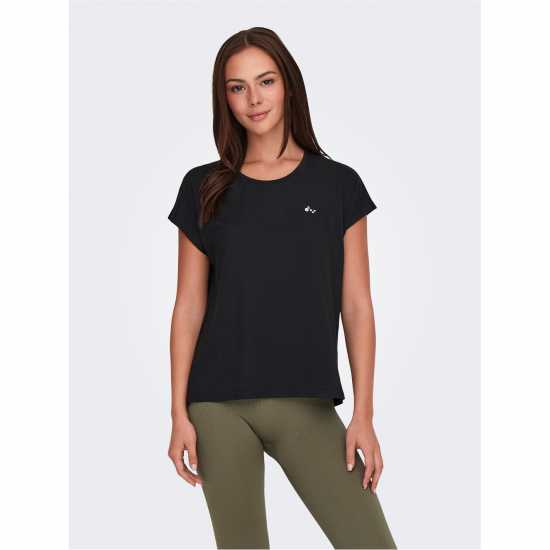 Дамски тениски и фланелки Only Play Life Short Sleeve Loose Training T-Shirt Only Play Life Short Sleeve Loose Training T-Shirt Дамски тениски и фланелки