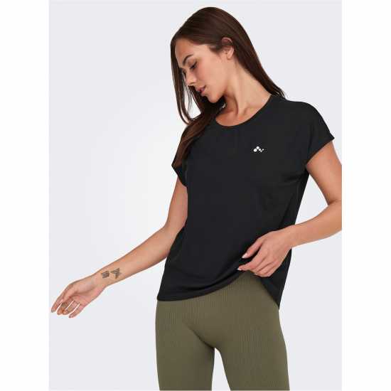 Дамски тениски и фланелки Only Play Life Short Sleeve Loose Training T-Shirt Only Play Life Short Sleeve Loose Training T-Shirt Дамски тениски и фланелки