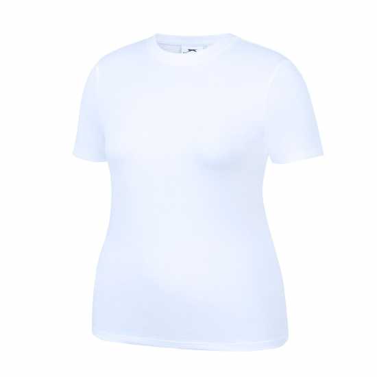 Slazenger Essential Tee Ld43 White Дамски тениски и фланелки