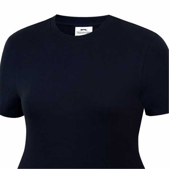 Slazenger Essential Tee Ld43 Black Дамски тениски и фланелки