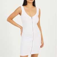 Brave Soul Through Dress White Дамски поли и рокли