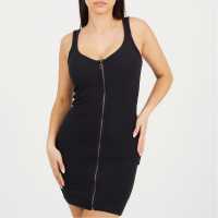 Brave Soul Through Dress Black Дамски поли и рокли