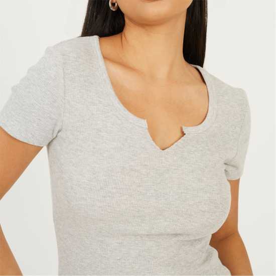 Brave Soul Mini Dress With Notch Neck  