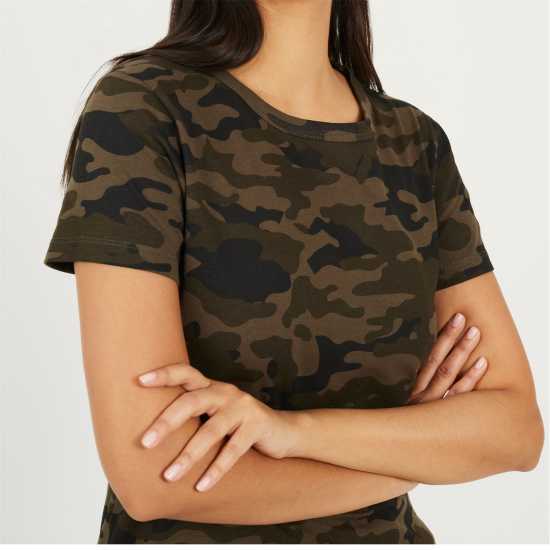 Brave Soul Crew Neck T-Shirt  Дамски тениски и фланелки