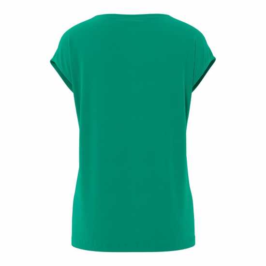 Дамски тениски и фланелки Pieces Knit T-Shirt Ld99 Пипер зелено Pieces Knit T-Shirt Ld99 Пипер зелено Дамски тениски и фланелки