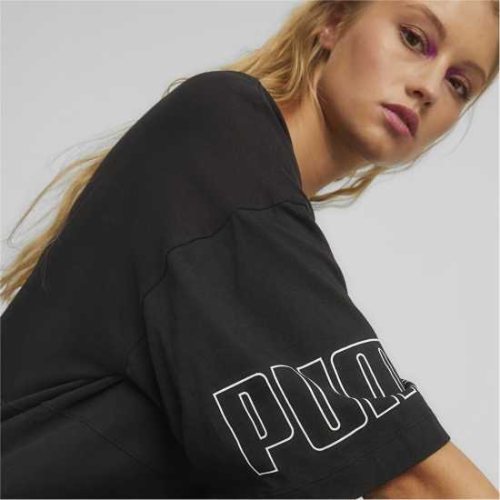 Puma Power Logo T-Shirt Womens  Дамски тениски и фланелки