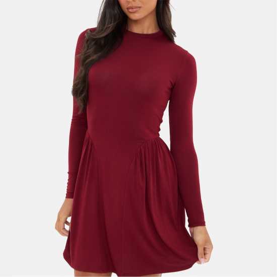 Dropped Waist Mini Dress  