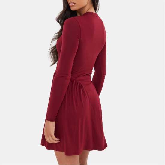 Dropped Waist Mini Dress  