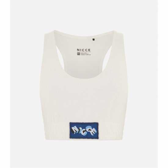 Nicce Tumble Bralette Womens Ecru Дамски тениски с яка