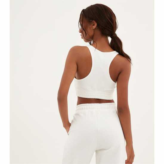 Nicce Tumble Bralette Womens Ecru Дамски тениски с яка