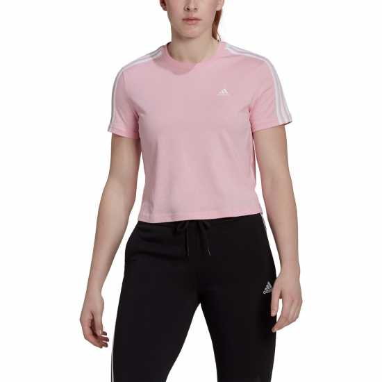 Adidas 3S Crop Tee Ld99  Дамски тениски и фланелки