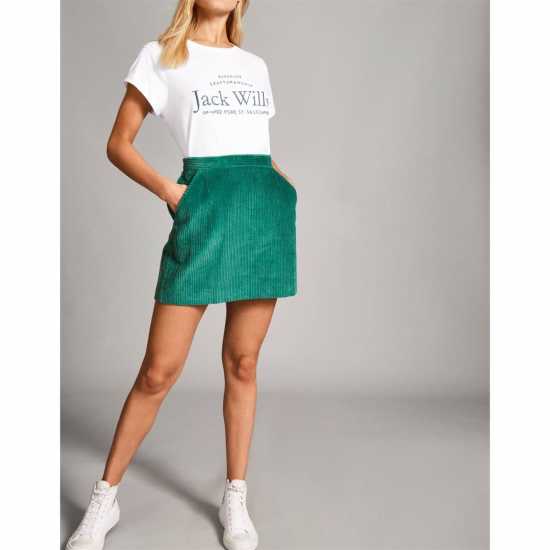 Jack Wills Forstal Boyfriend T-Shirt Ladies Бяло 