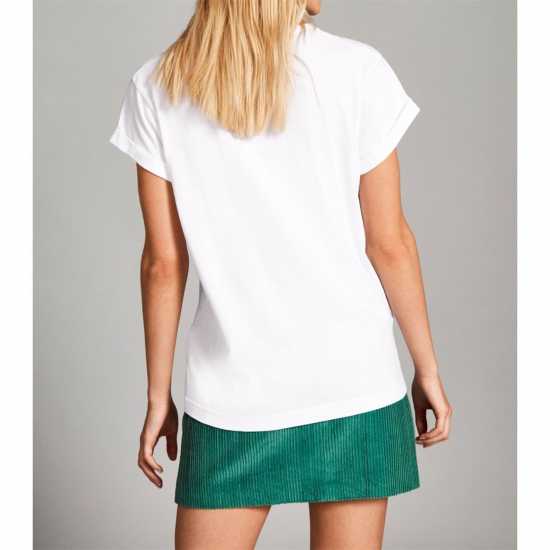 Jack Wills Forstal Boyfriend T-Shirt Ladies Бяло 