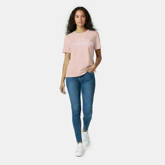 Jack Wills Forstal Boyfriend T-Shirt Ladies Розово Jack Wills Forstal Boyfriend T-Shirt Ladies Розово