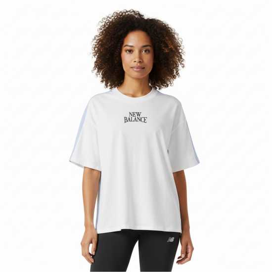 New Balance Women's Oversized T-Shirt White 