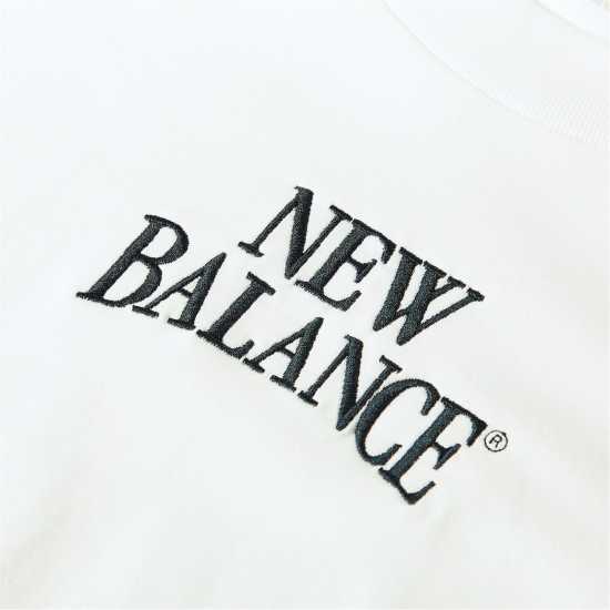 New Balance Women's Oversized T-Shirt White 